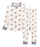 Boys' Ribbed Pyjamas MARSHMALLOW white/MULTICO white