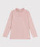 Girls' Long-sleeved Cotton T-Shirt SALINE pink