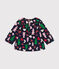 Babies' flannel blouse SMOKING blue/MULTICO white