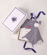 Unisex striped cotton set: baby sleepsuits, bodysuit , and Comforter