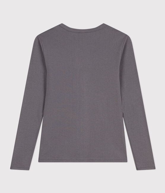 Women's Iconic Cotton Round Neck T-Shirt BONGRIS grey