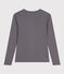 Women's Iconic Cotton Round Neck T-Shirt BONGRIS grey