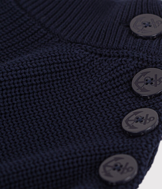 Women's Fisherman's RIb Cotton Pullover SMOKING blue