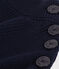 Women's Fisherman's RIb Cotton Pullover SMOKING blue