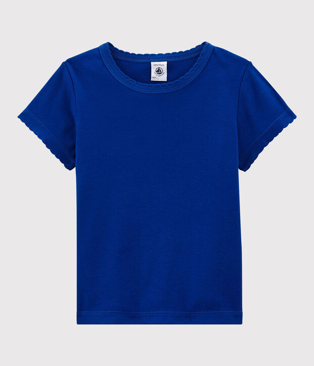 Children's Unisex Iconic Cotton T-Shirt blue