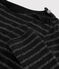 Women's Breton striped dress NOIR black/ARGENT
