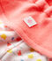 Babies' Organic Cotton Terry Sun Hat PEACHY orange
