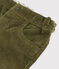 Babies' Velour Trousers MILITARY green