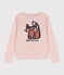 Children's Unisex Long-Sleeved Cotton T-Shirt SALINE pink