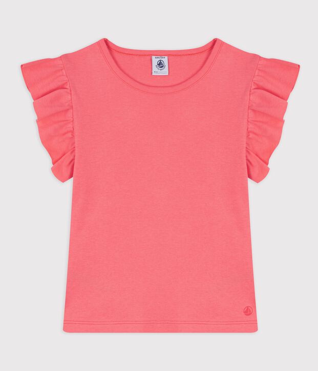 Children's short-sleeved plain cotton T-shirt FLAMAND