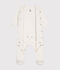 UNISEX VELOUR BODYJAMAS white