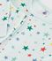 Children's star print velour pyjamas. blue/multicolor
