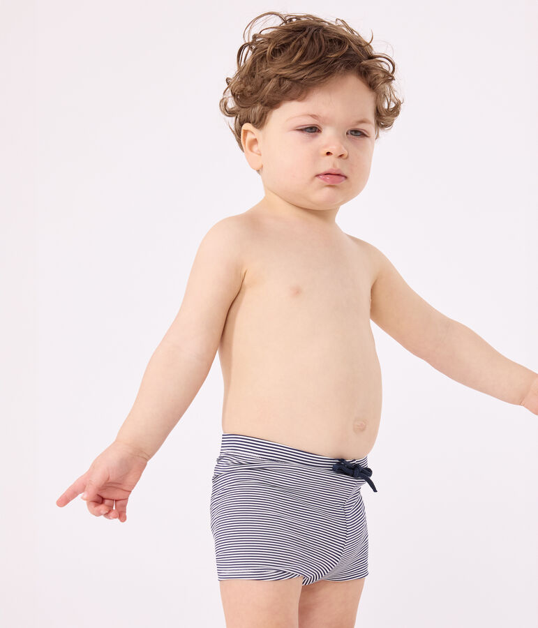 Babies' Swim Shorts blue/white