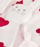 Heart Themed Cotton Comforter MARSHMALLOW white/TERKUIT red