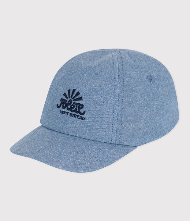 Babies' Sky Blue Denim Cap blue