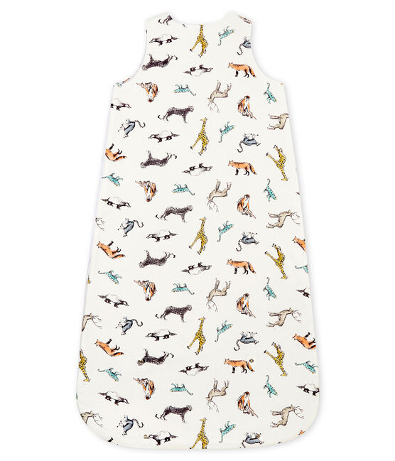 Baby boy's sleeping bag MARSHMALLOW white/MULTICO white