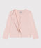 Girls' fleece cardigan SALINE pink