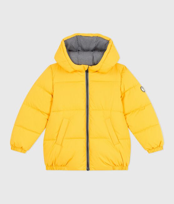 Children's plain puffer jacket JAUNE yellow