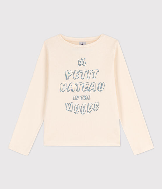 Children's Unisex Long-Sleeved Cotton T-Shirt AVALANCHE white/ROVER /MULTICO
