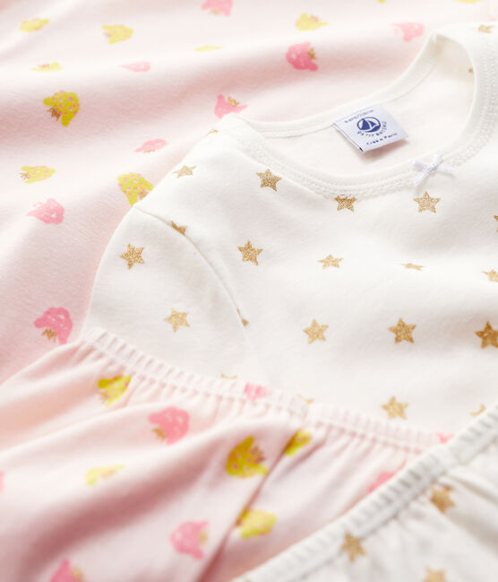 Girls' Star and Panther Print Cotton Pyjamas - 2-Pack variante 1