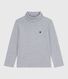 Children's plain cotton rollneck top