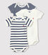 Baby's Short-Sleeved Bodysuit - 3-Pack