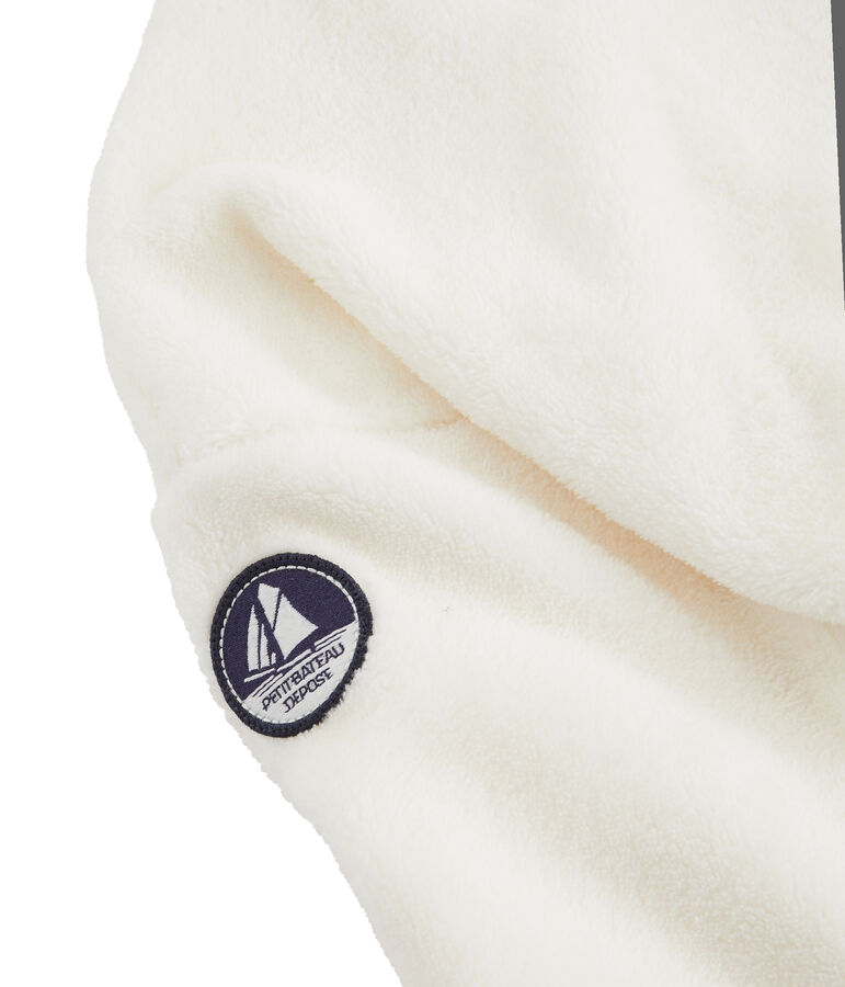 Boys' Sheepskin Fleece Sweatshirt white