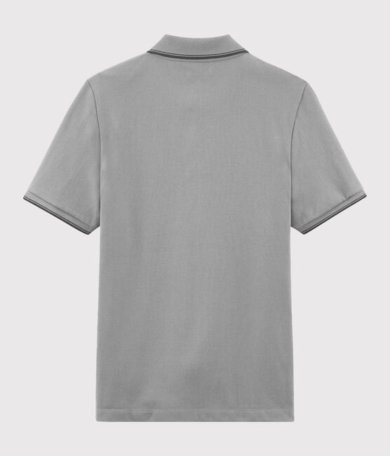 Men's polo shirt SUBWAY CHINE grey