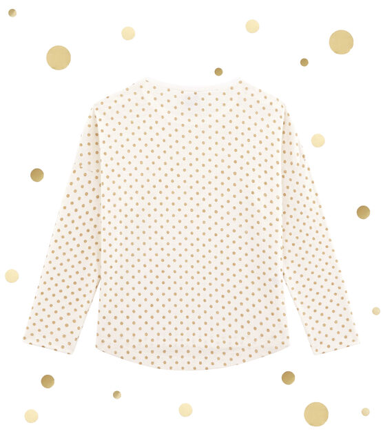 Long sleeved T-shirt MARSHMALLOW white/DORE yellow