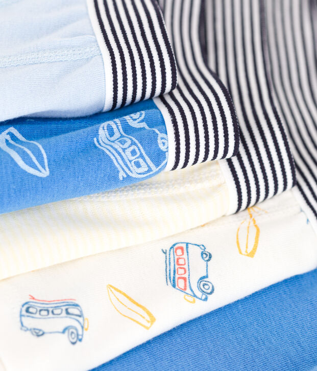 Children's van print cotton boxers - 5-Pack multicolor