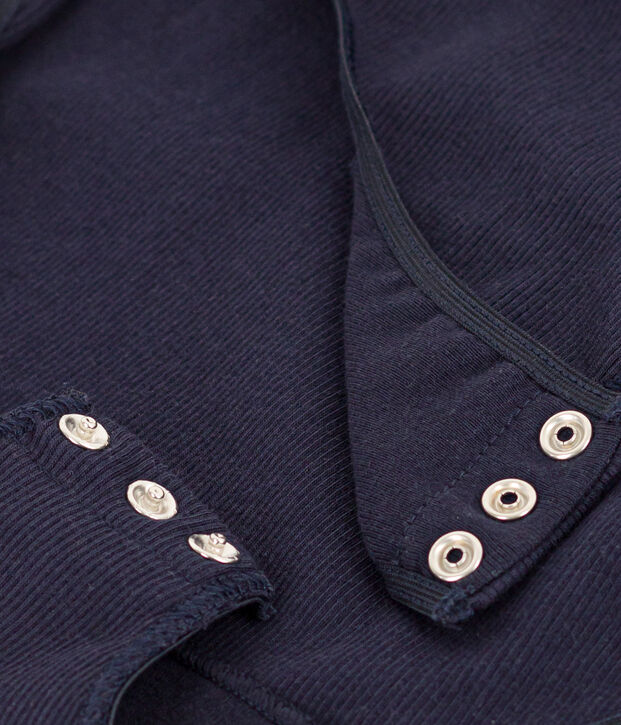 Women's Cotton and Elastane Bodysuit blue