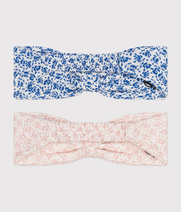 Babies' Floral Cotton Headbands - 2-Pack multicolor