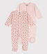 Babies' Floral Cotton Sleepsuits - 2-Pack