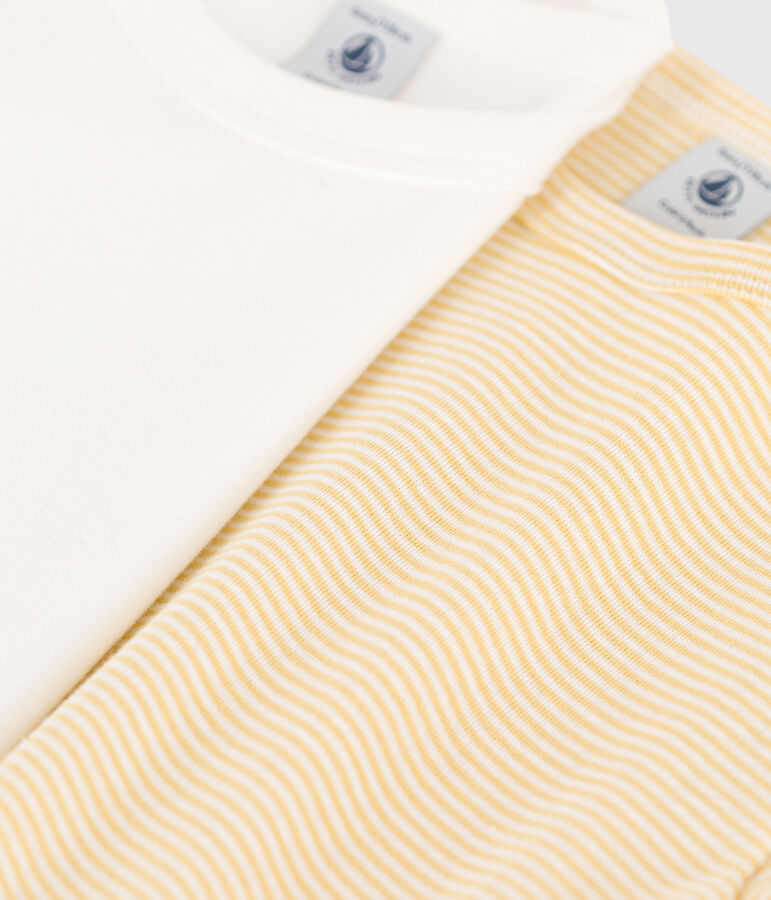 Boys' Cotton Long-Sleeved T-Shirt - 2-Pack multicolor