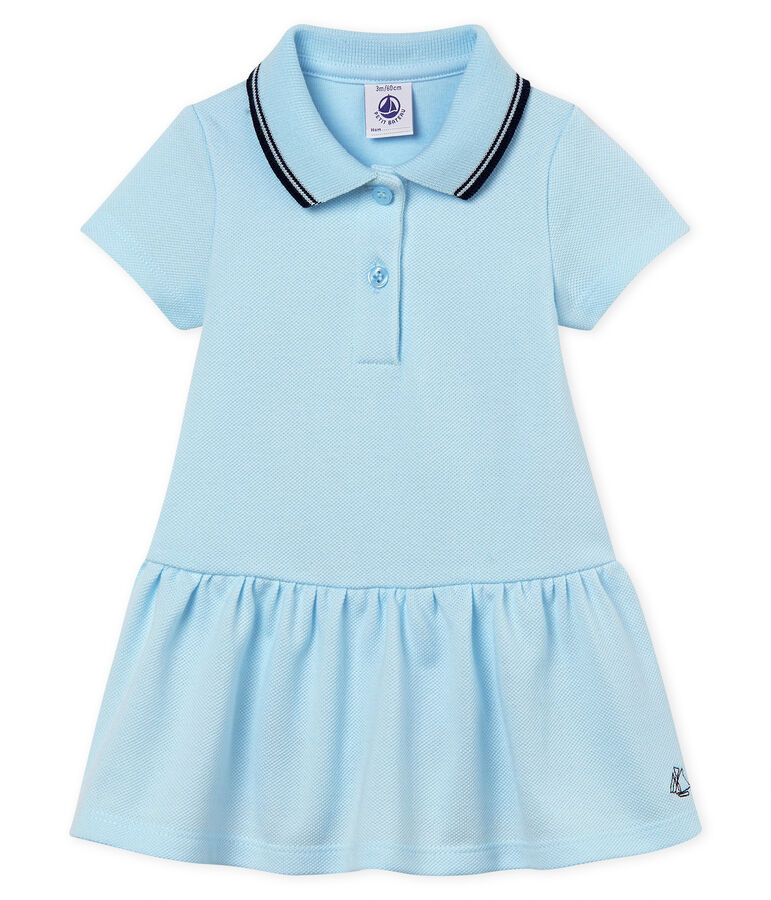 Baby Girls' Short-Sleeved Dress blue