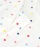 Women's heart print cotton and elastane pyjamas MARSHMALLOW white/MULTICO white
