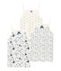 Little girl's strap vest trio
