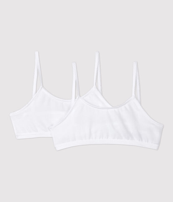 Girls' White Bralettes - 2-Pack variante 1