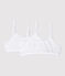 Girls' White Bralettes - 2-Pack variante 1