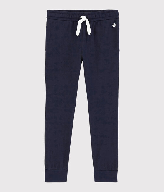Boys' Jersey Jogging Trousers SMOKING blue