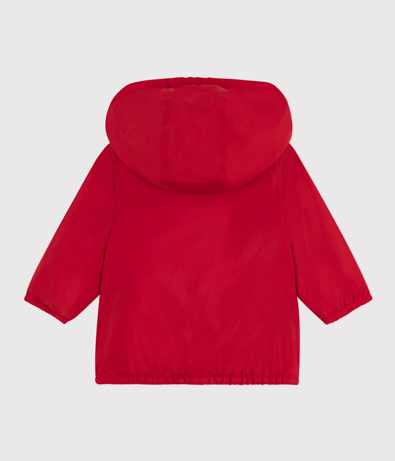 Babies' Warm Recycled Polyester Windbreaker red