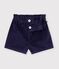 Babies' plain corduroy shorts SOIR
