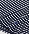Women's Iconic striped cotton T-Shirt SMOKING blue/MARSHMALLOW white