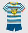 Boys' Cotton Short Pyjamas MALLARD /MARSHMALLOW