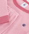 Children's snug-fitting stripy cotton pyjamas pink/white