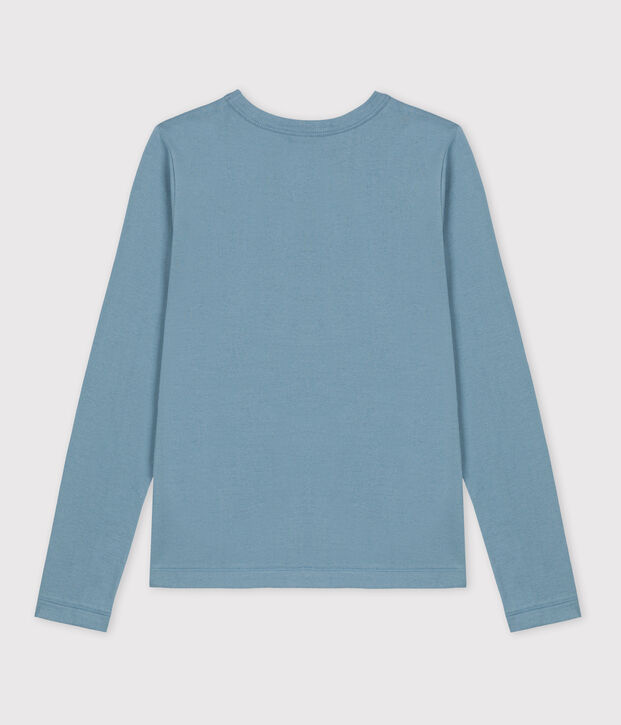 Women's Warm Iconic Round Neck Cotton T-Shirt blue