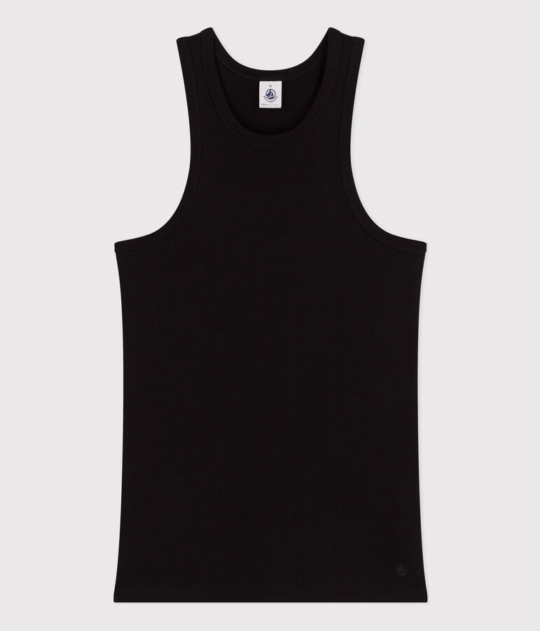 Women's Cotton Vest Top BLACK black