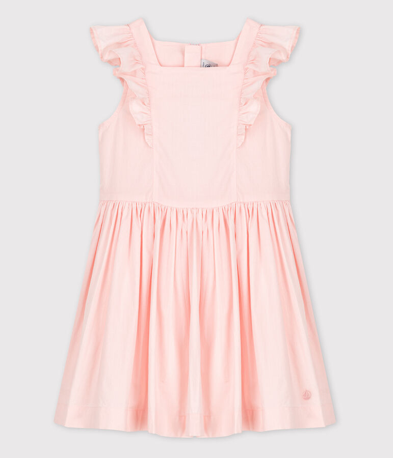 Girls' Poplin Formal Dress pink