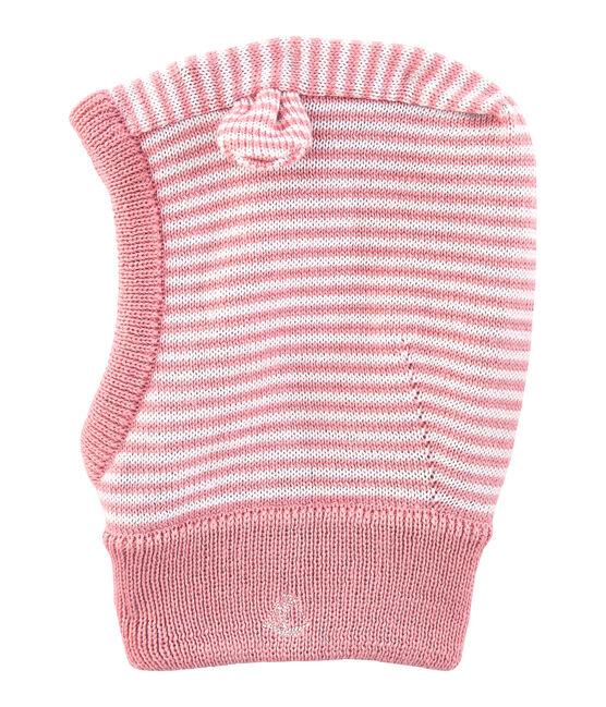 Unisex Baby Balaclava CHARME pink/MARSHMALLOW white