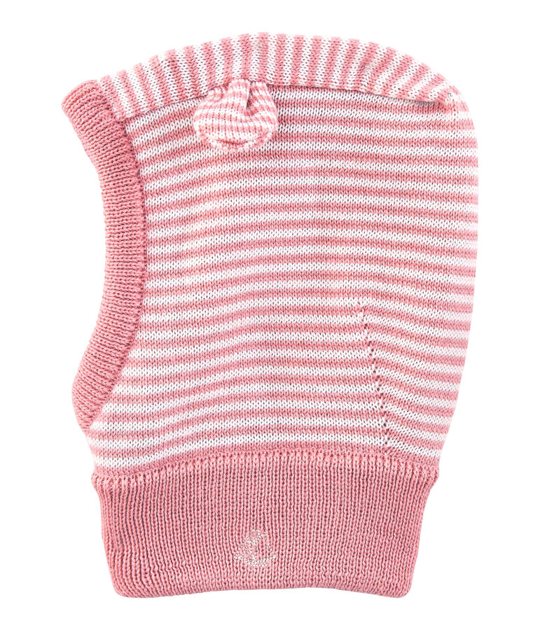 Unisex Baby Balaclava pink/white